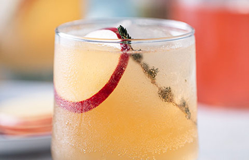 Bourbon Apple Fizz