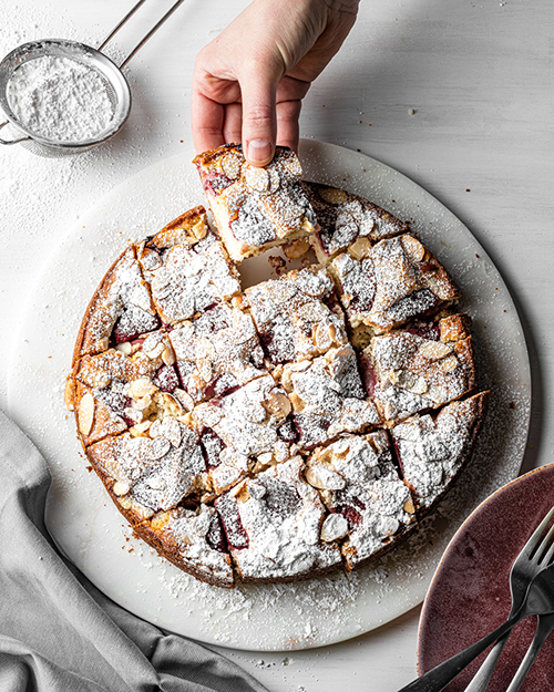 Strawberry Almond Cake