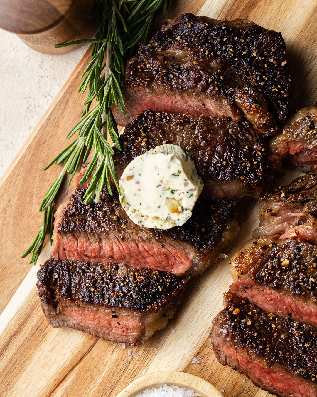 Grilled Ribeye Steak And Herb Butter Gelsons 