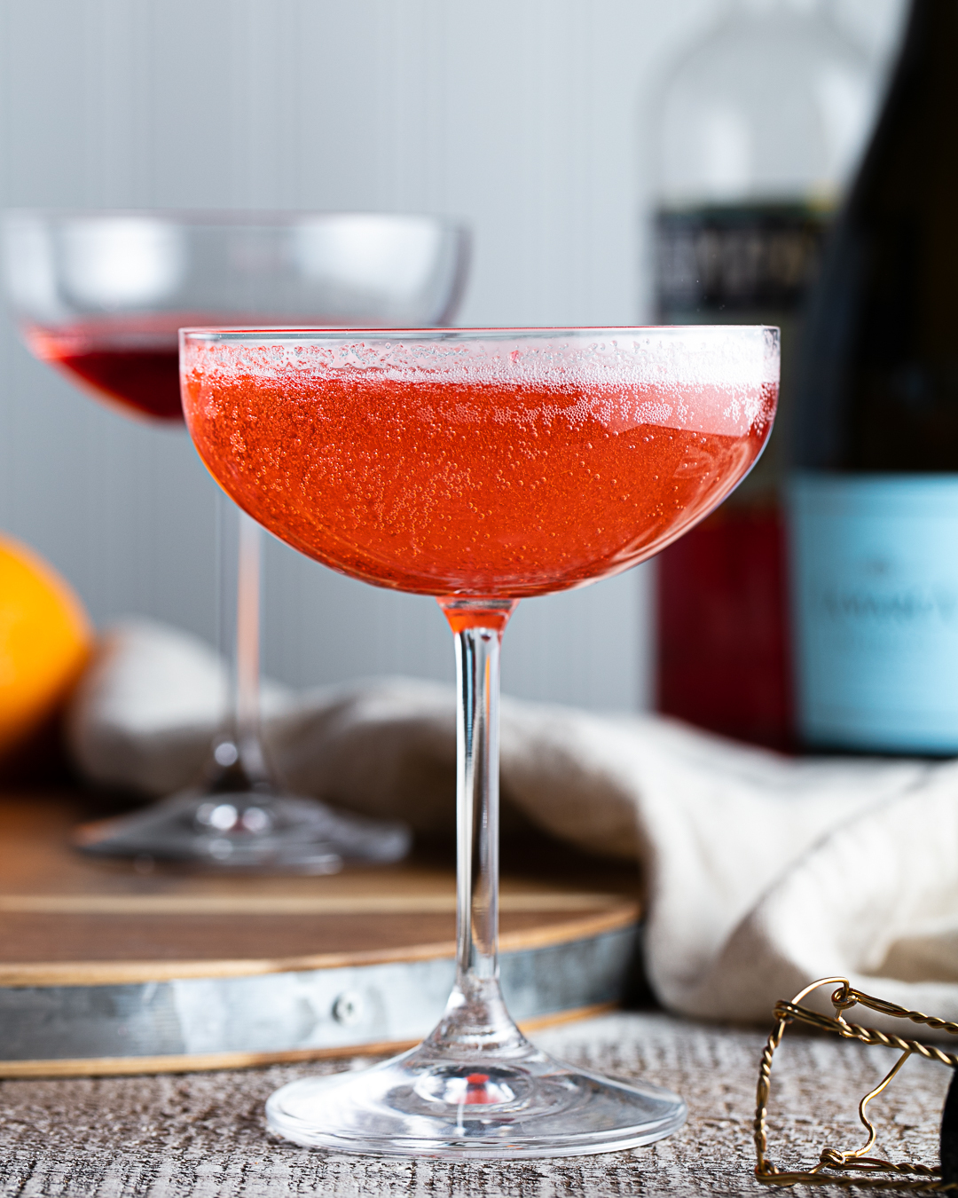 5-Step Cranberry Campari Spritz