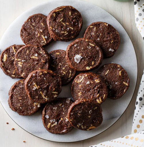Salted Chocolate Almond Cookies