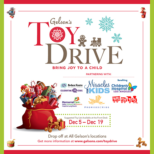 Gelson's Toy Drive