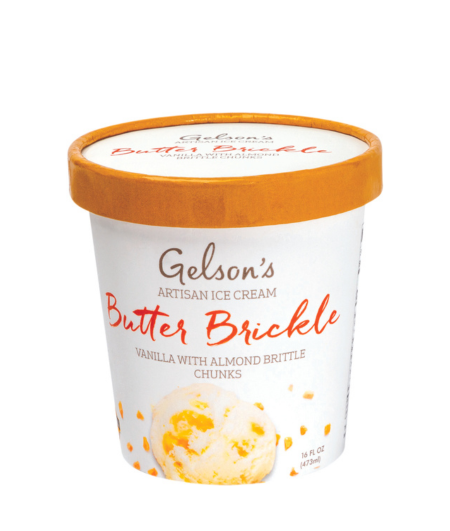 Gelson's Butter Brickle Ice Cream