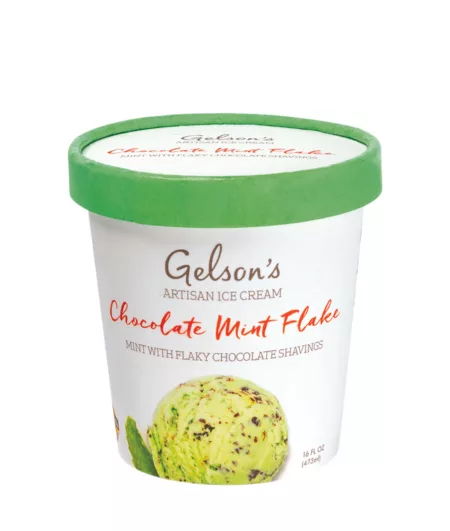 Gelson's Chocolate Mint Flake Ice Cream