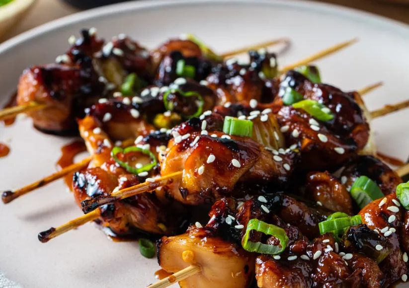 Chicken Skewers With Bachan’s Original Japanese BBQ Sauce