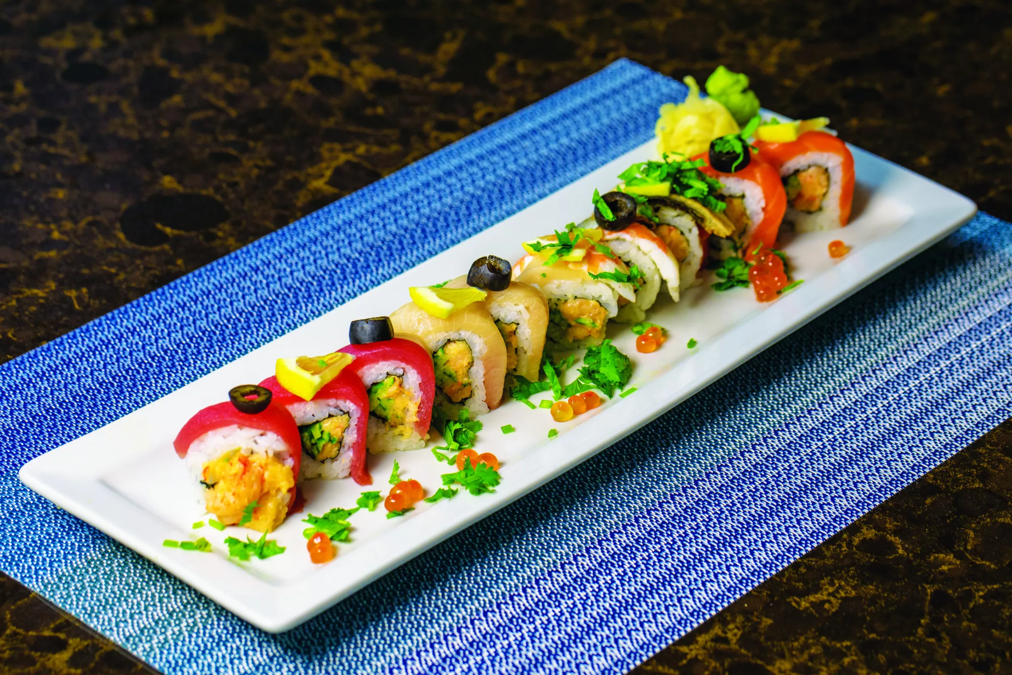 Royal Rainbow Roll