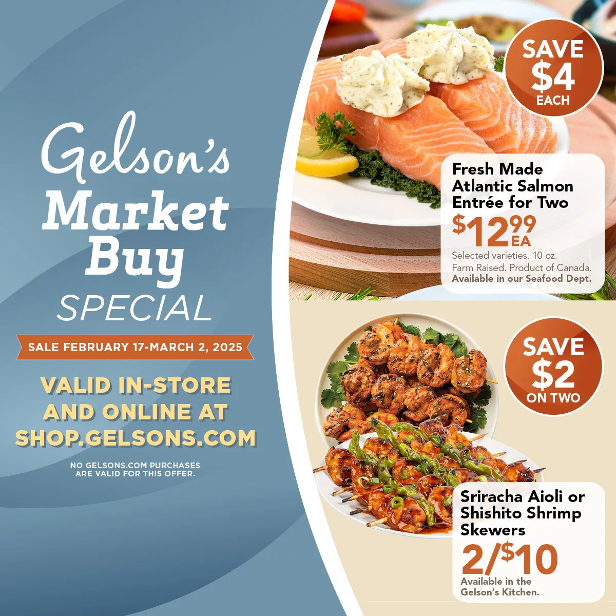 Market Buy Special Sale: February 17-March 2, 2025 - In-Store Only and Online at Shop.Gelsons.com