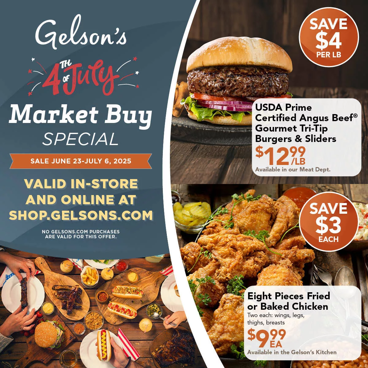 Market Buy Special Sale: June 23-July 6, 2025 - In-Store and Online at Shop.Gelsons.com