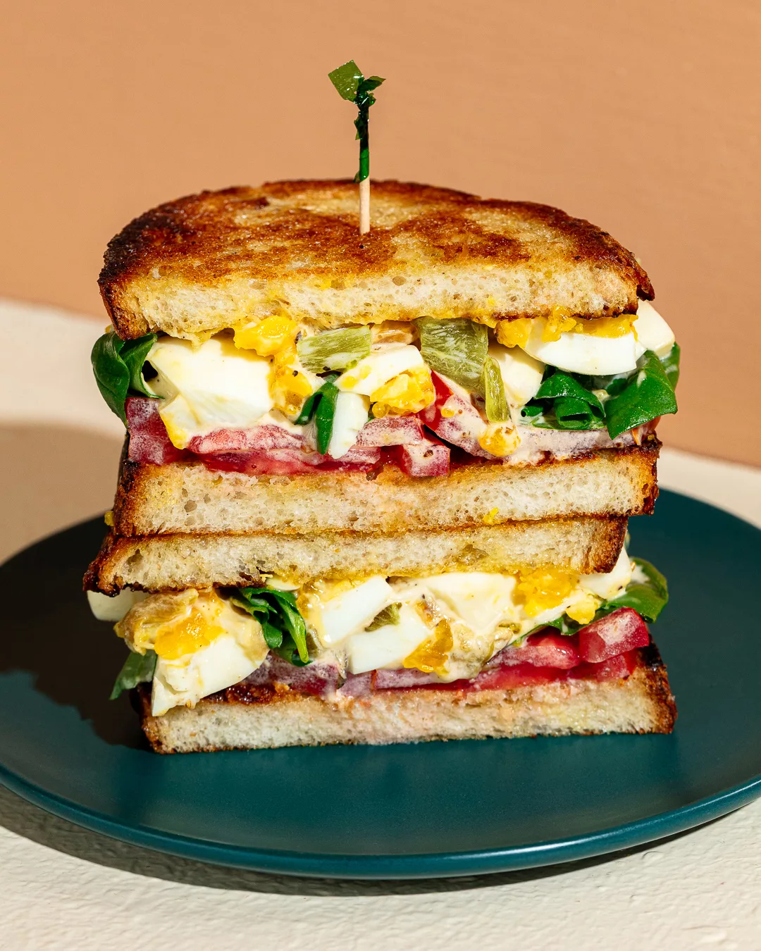 Hatch Chile Egg Salad Sandwich