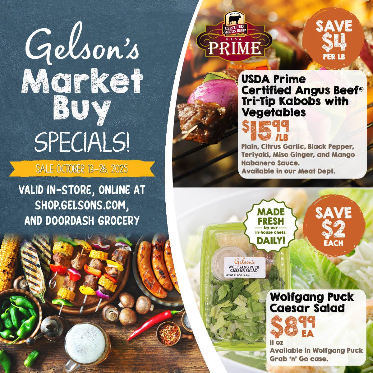 Gelson’s Market Buy Specials: October 13-26, 2025┃In-Store and Online at Shop.Gelsons.com