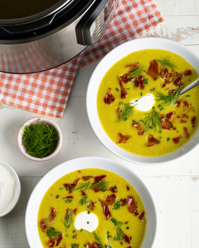 Instant Pot Creamy Asparagus Soup