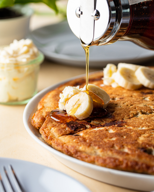 5-Step Giant Gluten-Free Banana Pancake