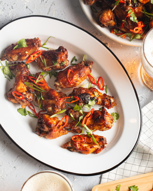 Sticky Baked Chinese Chicken Wings
