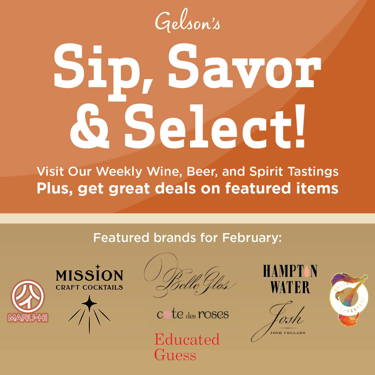 Liquor Tastings at Gelson's